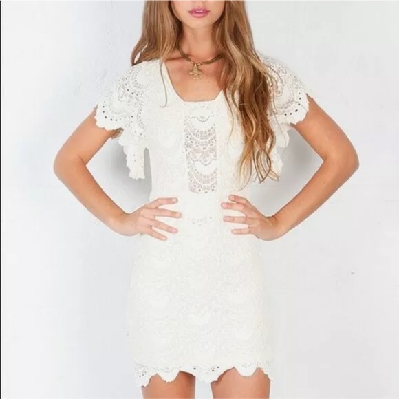 NIGHTCAP CLOTHING SPANISH LACE FLATTER DRESS, S - Picture 1 of 7